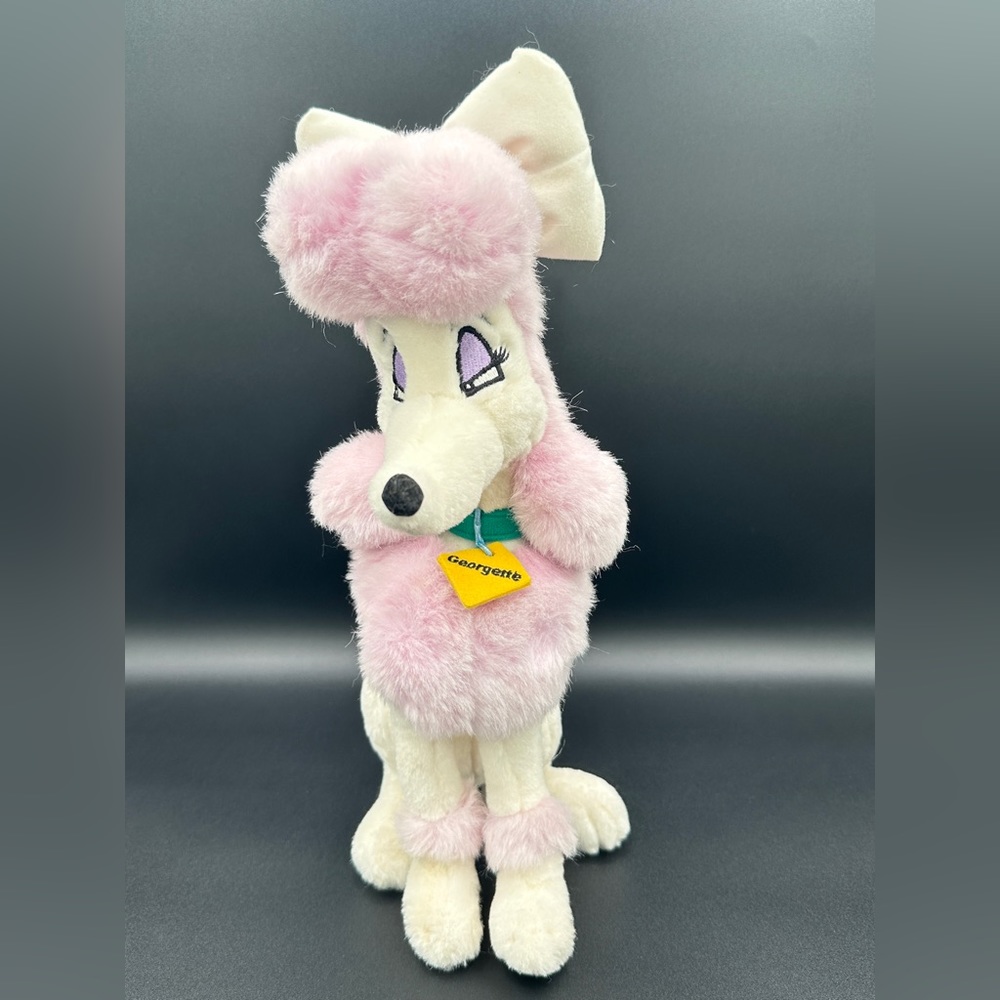 Oliver and Company Disney Plush - Georgette (RARE!)